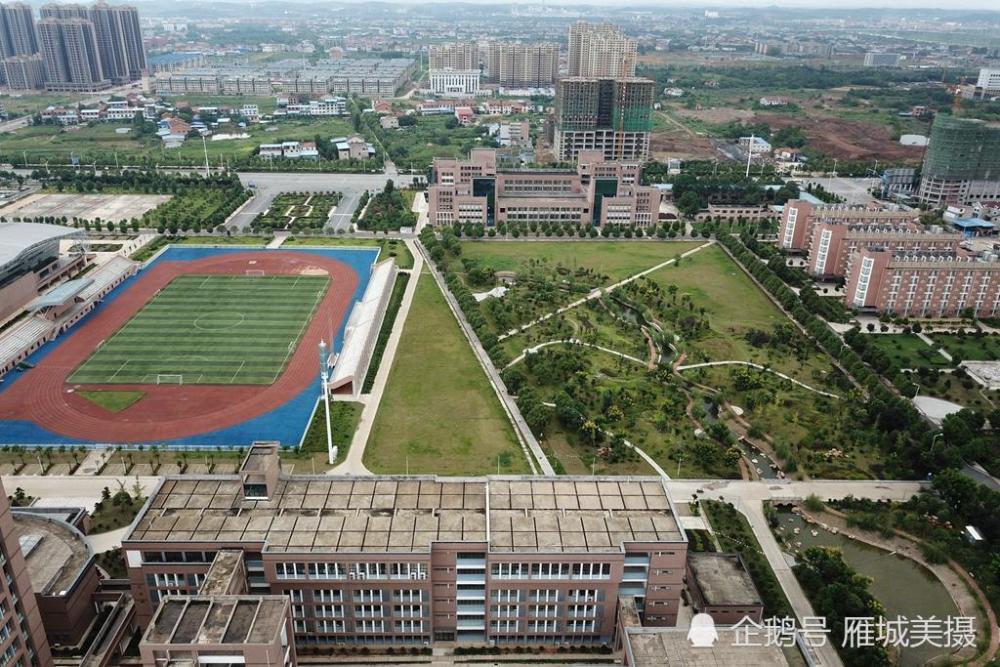 航拍衡阳大学城湖南工学院:各类建筑群尽显恢宏,风光如画,不一样的