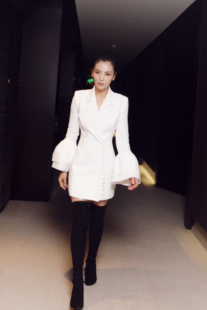 宋茜刘涛和温碧霞的长筒靴穿出了三种味道,万