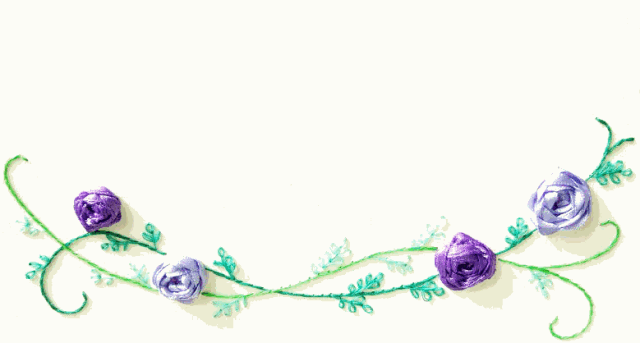 致一位朋友:英文名字花体刺绣