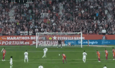 西甲-皇马4-1逆转赫罗纳 本泽马两球贝尔拉莫斯