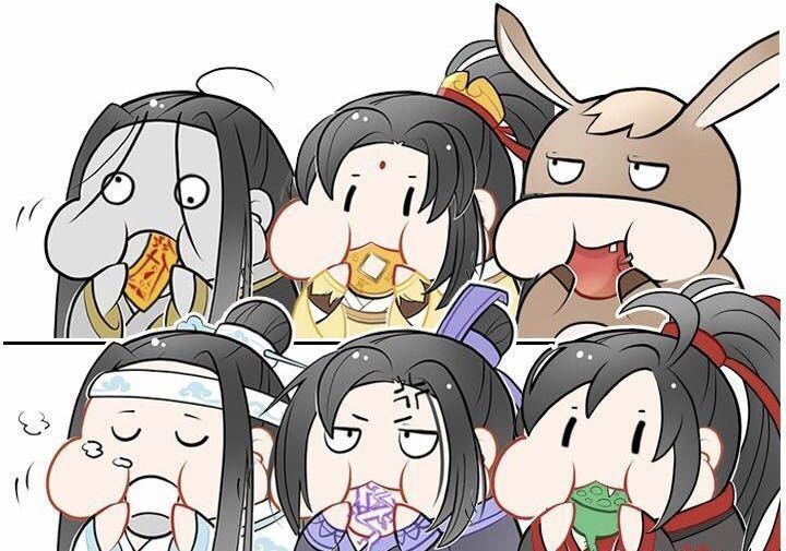 魔道祖师吃东西篇:羡羡吃莲蓬,汪叽喝茶,江澄居然吃这个,可怕