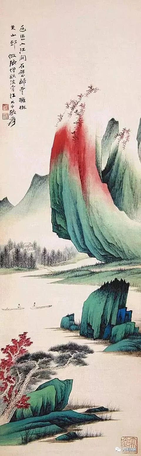 不愧为中国的国宝,青绿山水名画传世作品汇萃