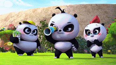 长隆还大胆突破次元壁 在2017年超现实还原了动画里的熊猫乐园哦~ 小