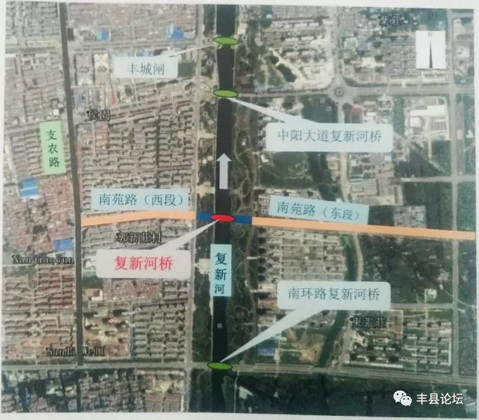 丰县南苑路复新河桥,即将开工建设!快来看看是什么样