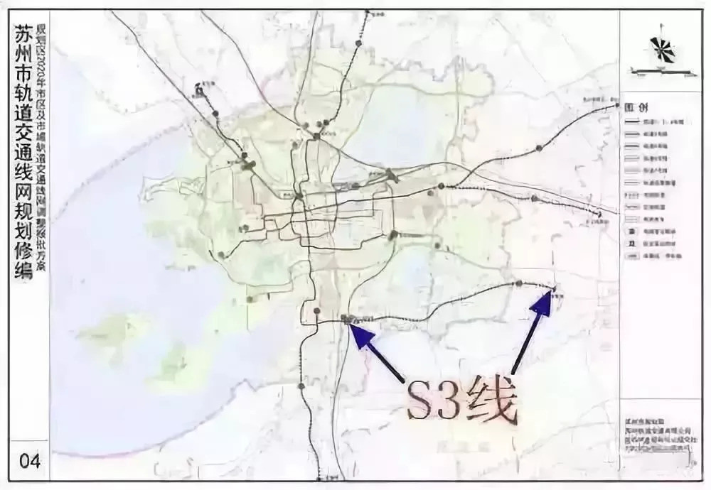 轨交s3号线直通苏州 市域s3线走向是 "通苏嘉铁路吴江南部—昆山南部