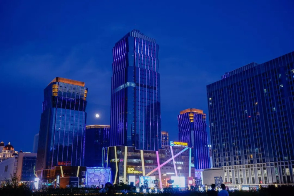 西宁,夜景,城市管理局