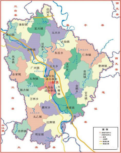 射洪县隶属于四川省遂宁市,总面积1496平方公里,总人口104万.