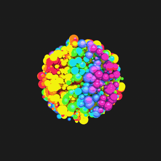 太空,曲线,粒子,一大波引起舒适的催眠gif图