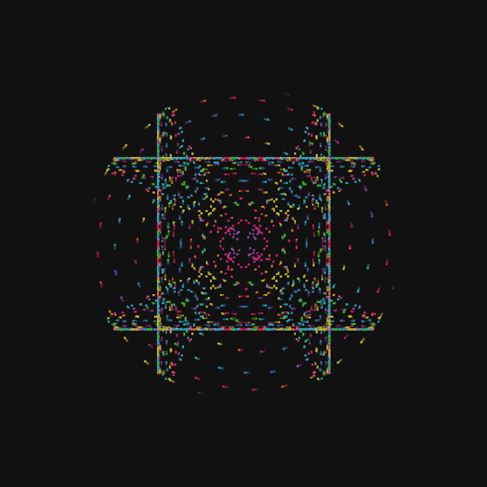 太空,曲线,粒子,一大波引起舒适的催眠gif图
