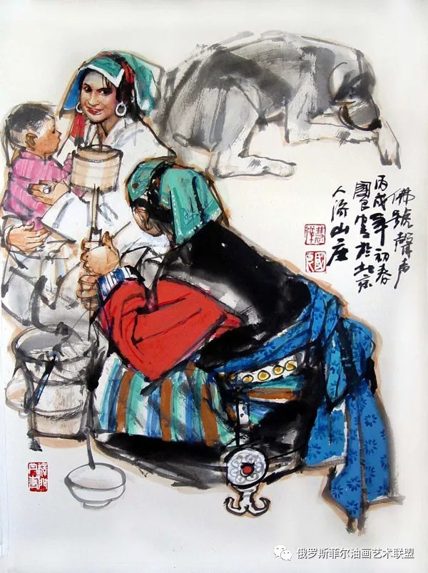 当代中国著名画家史国良国画作品欣赏