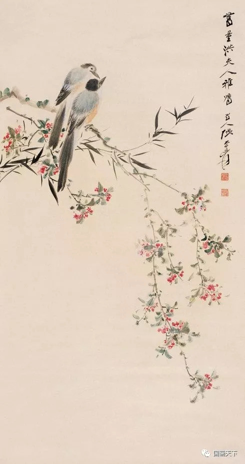 意境闲逸:张大千花鸟画