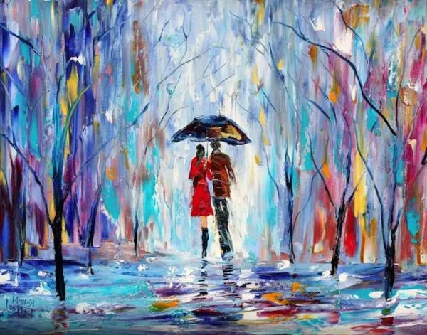 趣味测试:哪一对雨中情侣会恩爱永远,测你的婚姻能够