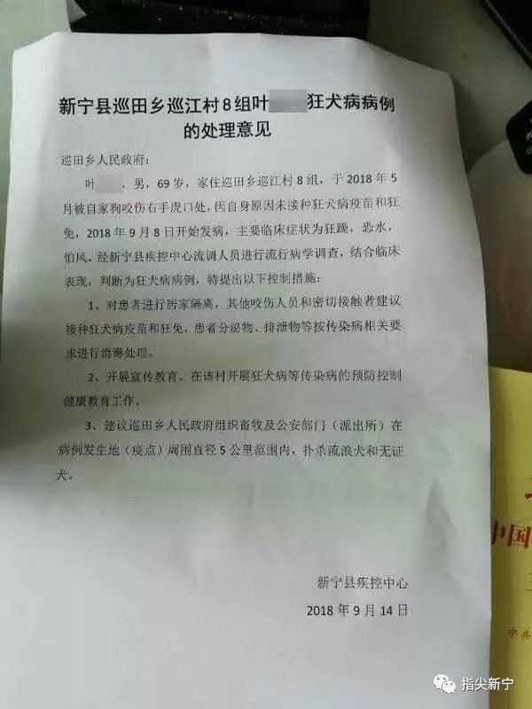 新宁多处再现狂犬病致死事件!政府将再次开展灭狗行动!