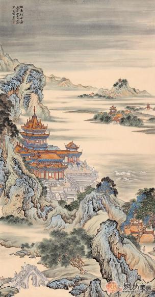 当代实力派画家王宁的界画山水艺术品赏