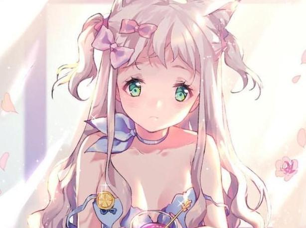 动漫金色长发美少女萌图精选壁纸,十二星座白羊座美图