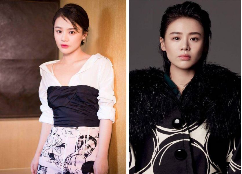 马思纯轻松驾驭各种服饰,机场格子衫穿出女神范,海绵宝宝既视感