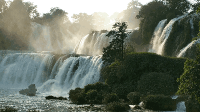 壁纸 风景 旅游 瀑布 山水 桌面 400_224 gif 动态图 动图