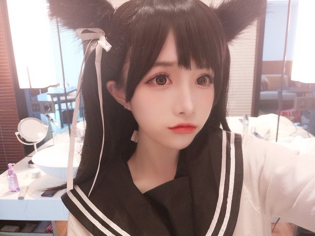 碧蓝航线 jk cosplay爱宕犬
