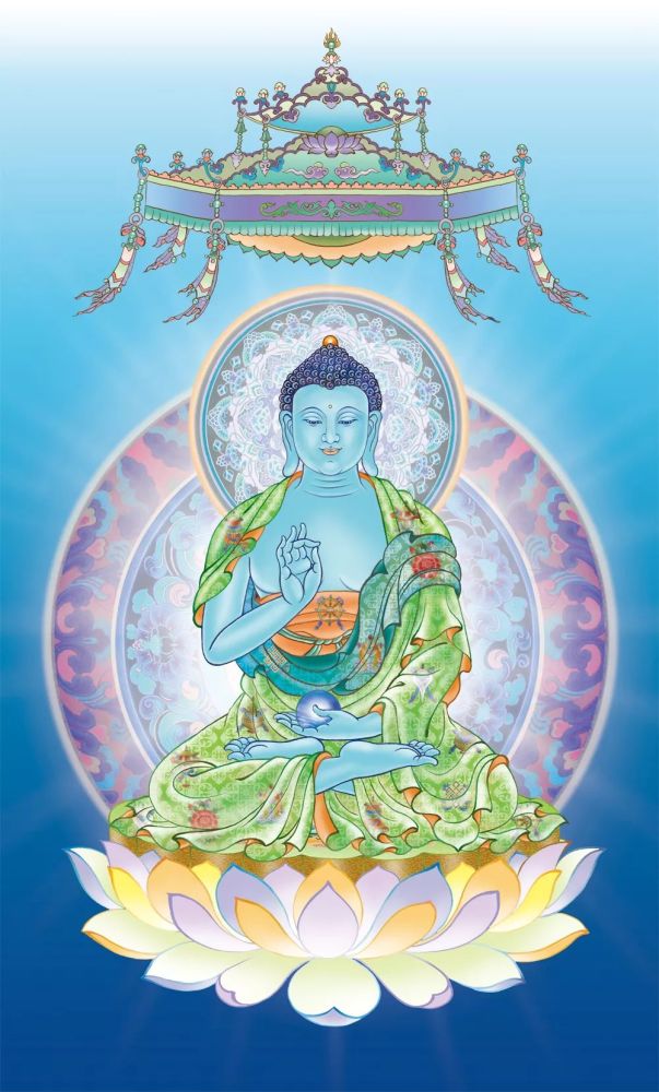 药师佛是一位慈悲大爱的医师菩萨,是大医王,能为世间一切有情众生消灾
