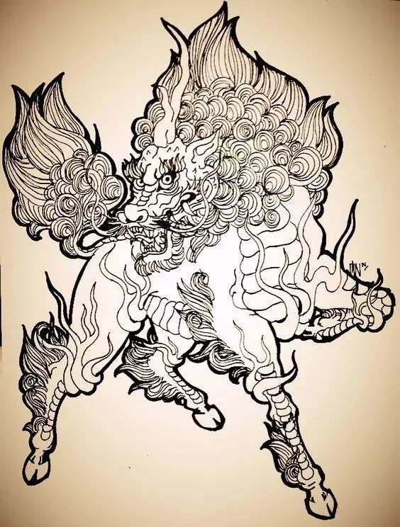 手机壁纸 中国传统瑞兽,古人认为麒麟出没必有祥瑞气息