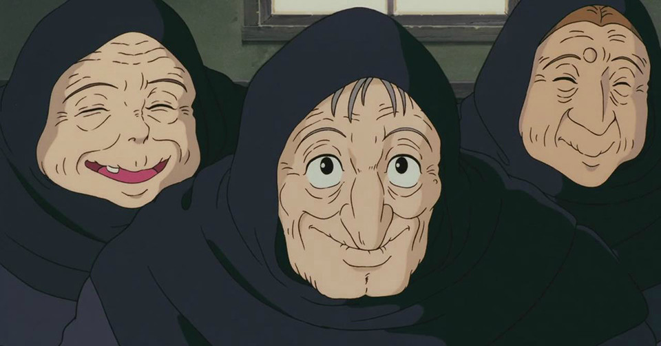 宫崎骏动画世界的老婆婆,你认得全么