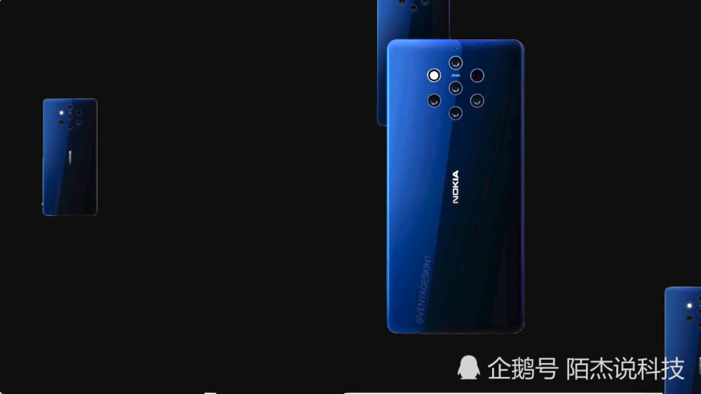 诺基亚实力回归:刘海屏+6摄像头+空中WiFi 实