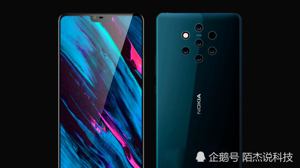 诺基亚实力回归:刘海屏+6摄像头+空中WiFi 实