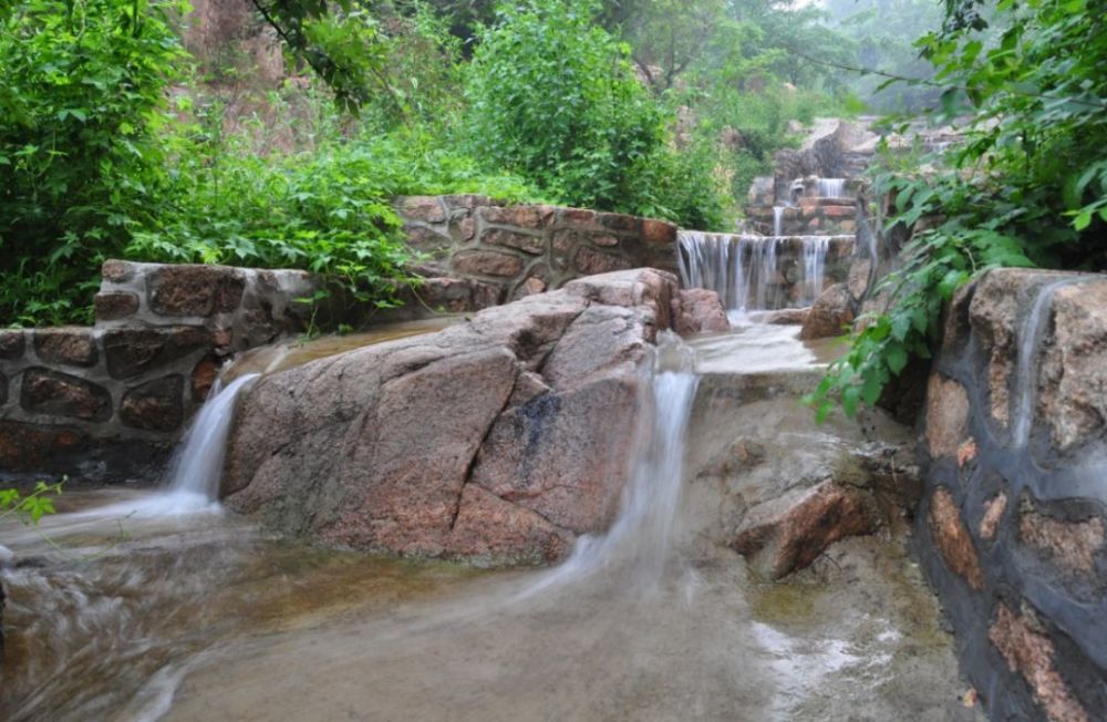 遵化市侯家寨乡有一个大石峪峡谷,坐落在古长城脚下,与佛教圣地禅林