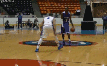 胯下变向衔接换手运球