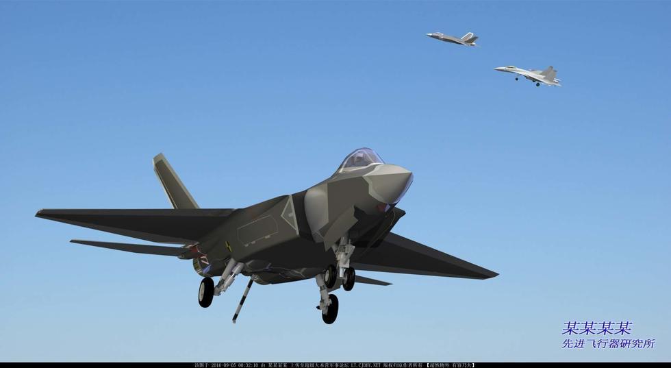 中国海军四代隐身舰载机长这样?