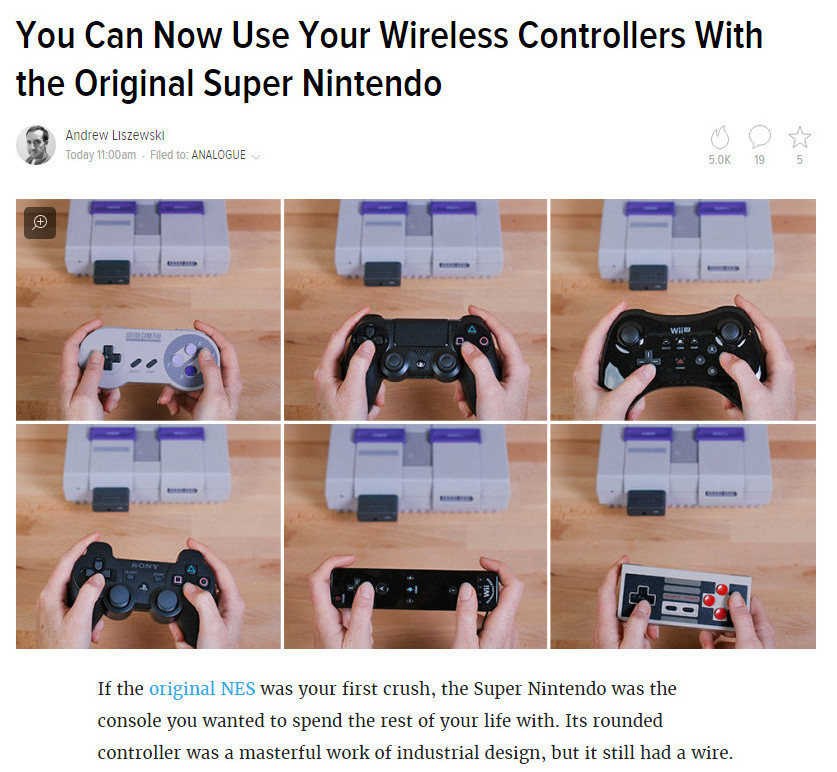 复古来袭 八位堂SNES、SFC蓝牙接收器