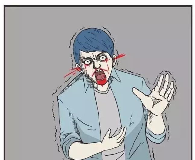 搞笑漫画:心心挂念的女神,男子出手后却崩溃吐血了!