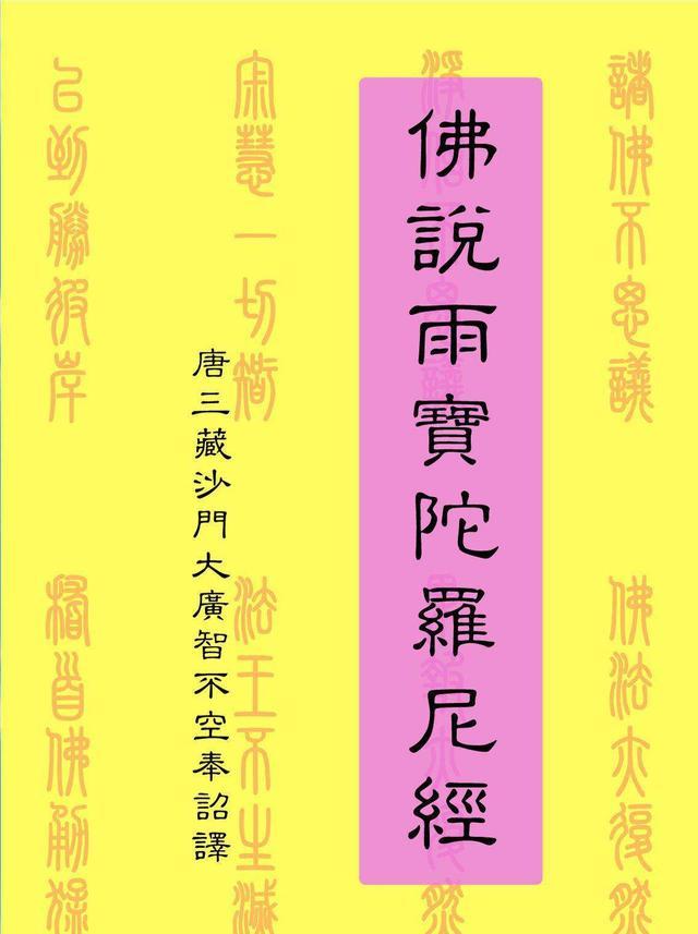 现世能得富贵的经咒—佛说雨宝陀罗尼经