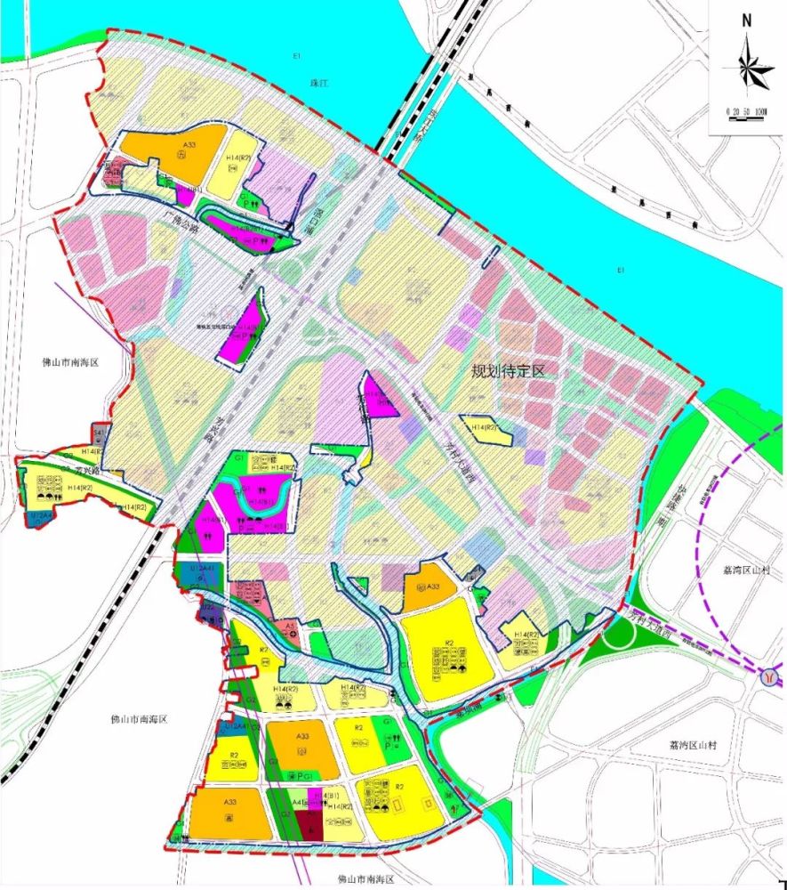 白鹅潭大规划!五眼桥片区再调整!大量居住用地放出!