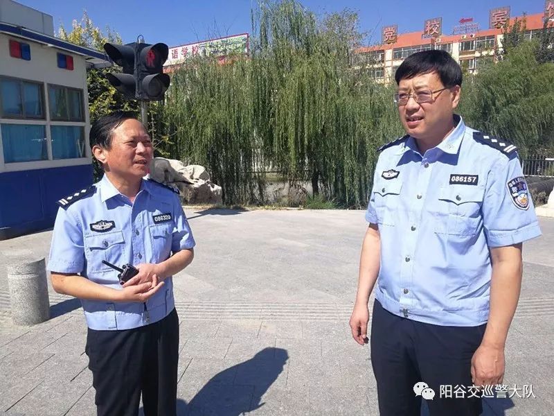 阳谷县副县长,公安局长于俊海督导国庆安保工作