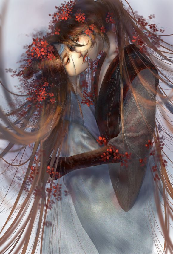 魏无羡和蓝湛接吻,都伸出舌头了,少女心炸裂.