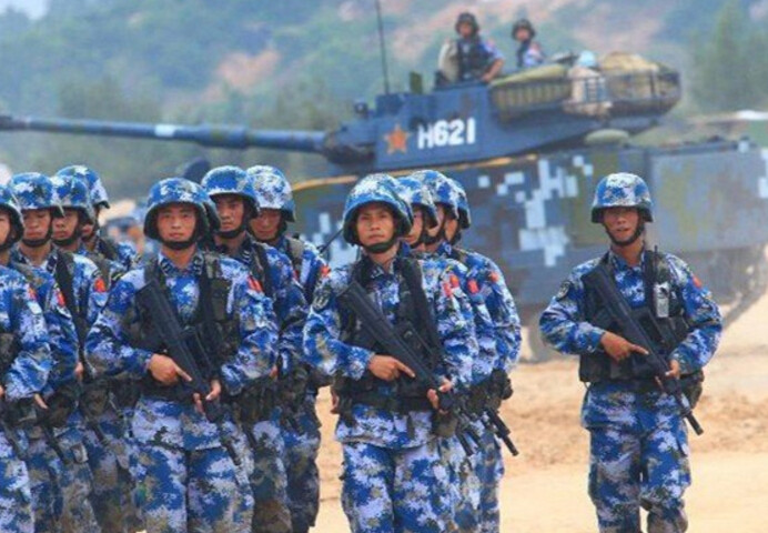 中俄南海军演:海军陆战队和空降部队将演练夺