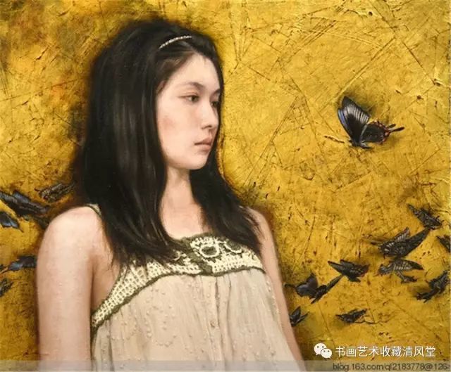 日本画家三人展 凝重忧伤的女性 看点快报
