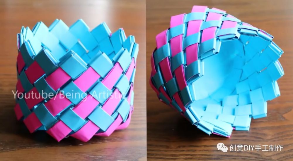 创意折纸笔筒制作教程-天天快报
