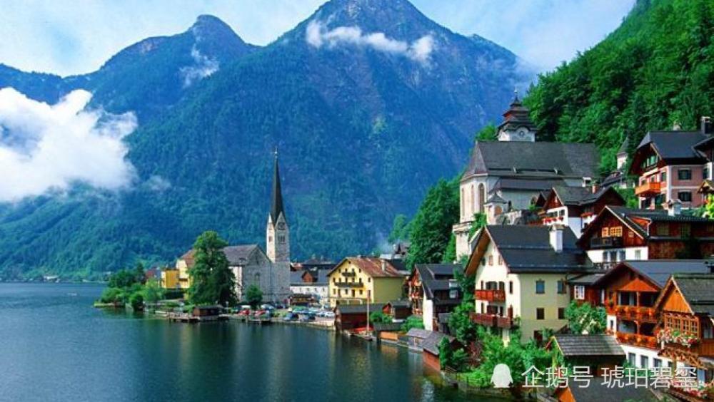 图为瑞士湖光山色一景