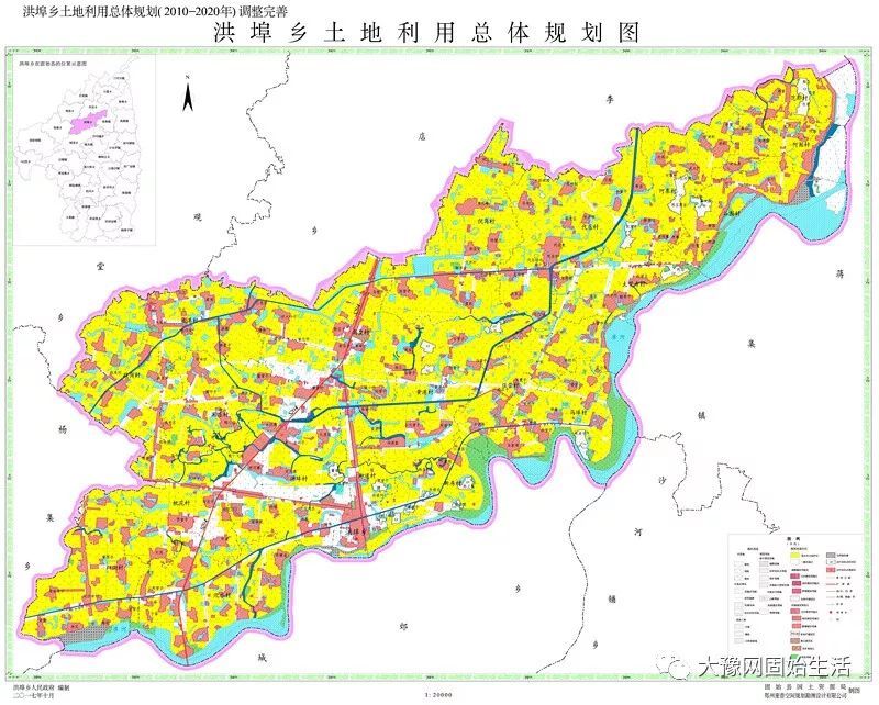 固始各乡镇2020规划详细图,有你家门前的路!