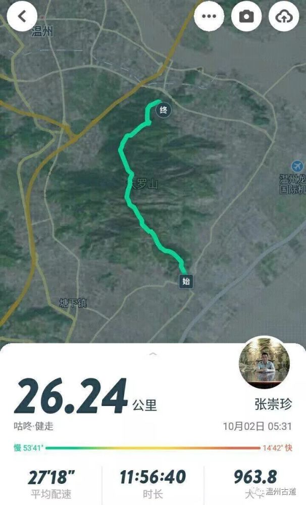 大罗山七尖尖尖通天，连绵而行山色无边