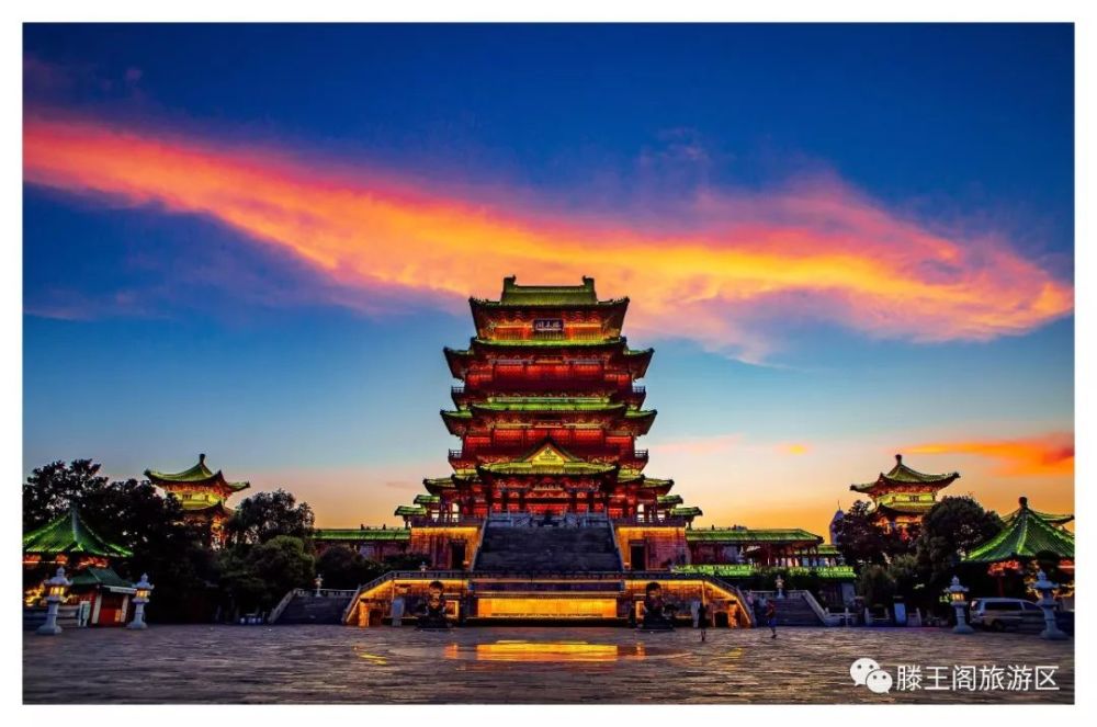 滕王阁的夜景,见过一次就爱上了!