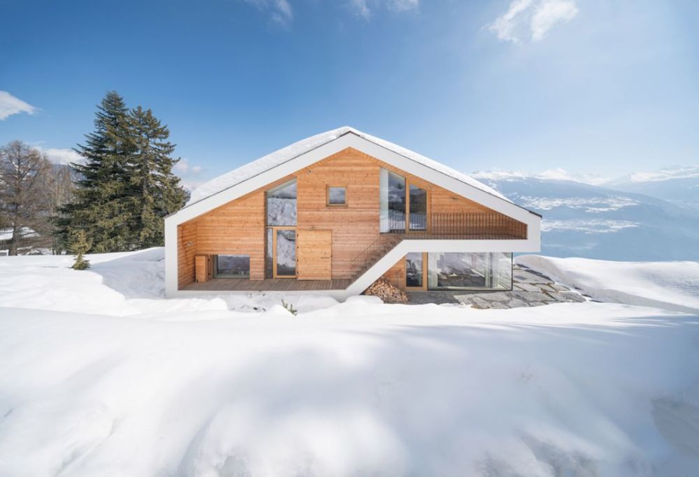 视界|如沐暖意的雪地木屋