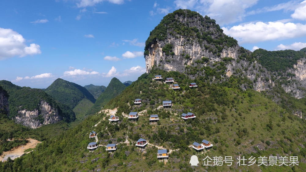 高山上的浪漫木屋——百色田阳县梦里壮乡景区