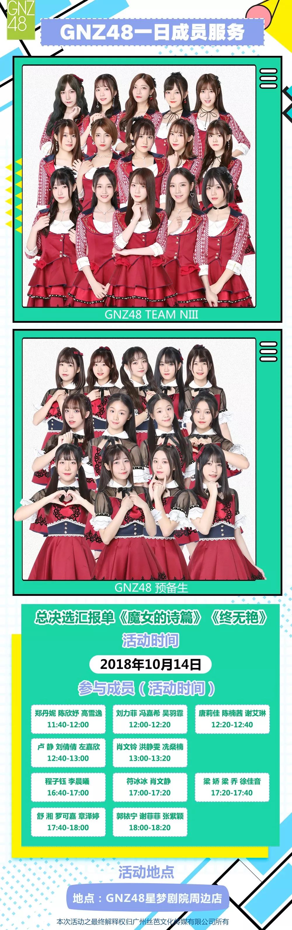 gnz48"一日成员服务"名单新鲜出炉啦