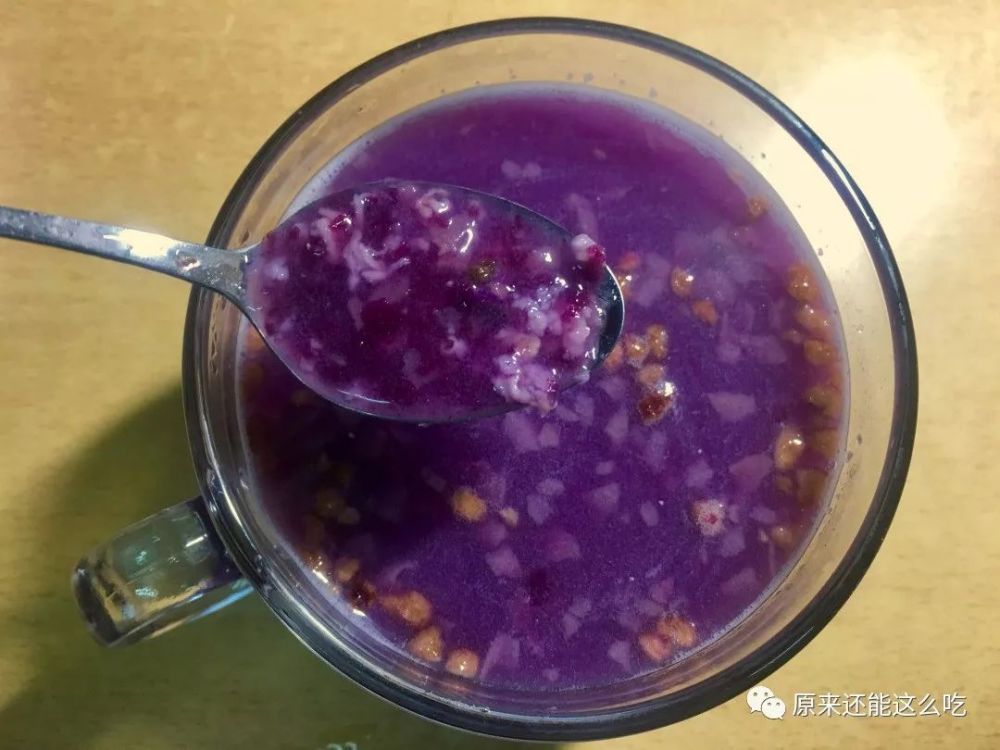 紫薯代餐粥