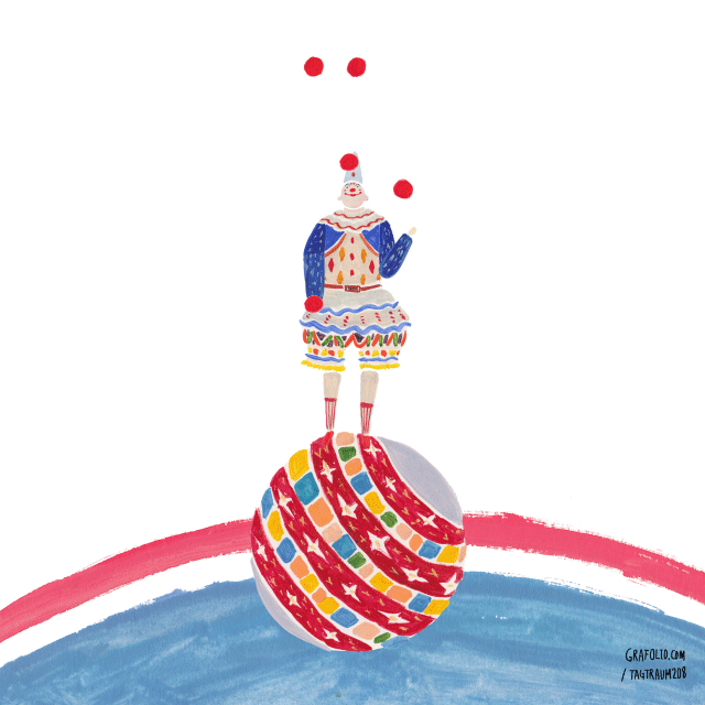 这样可爱治愈的插画 gif,谁会不喜欢啊!