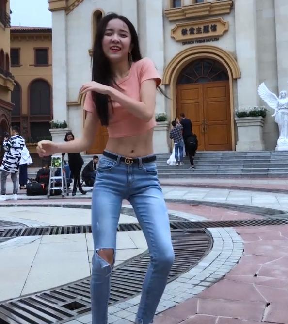 抖音,跳舞,马甲线,小姐姐,腰
