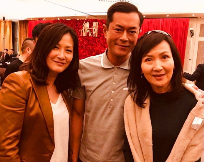 tvb众星云集在寿宴上,杨怡撇老公与马国明合影,陈美琪